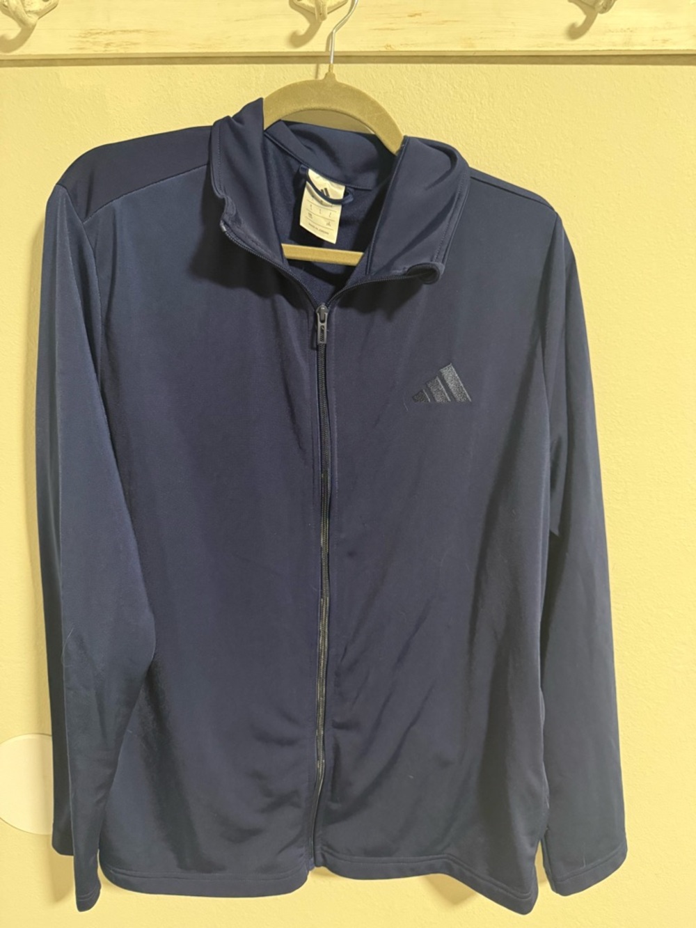 adidas Navy Lightweight Full-Zip Jacket